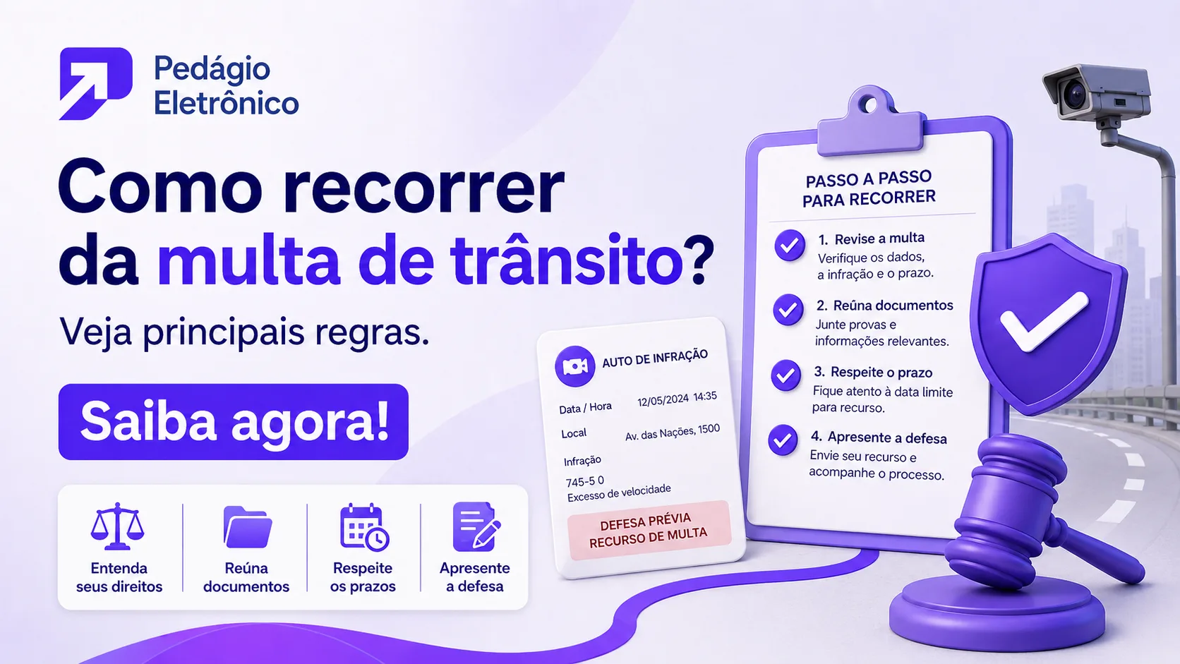 como recorrer da multa de trânsito