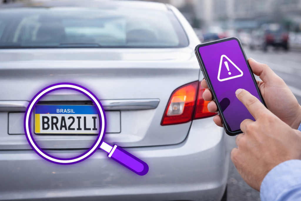 como consultar multa pela placa do veiculo