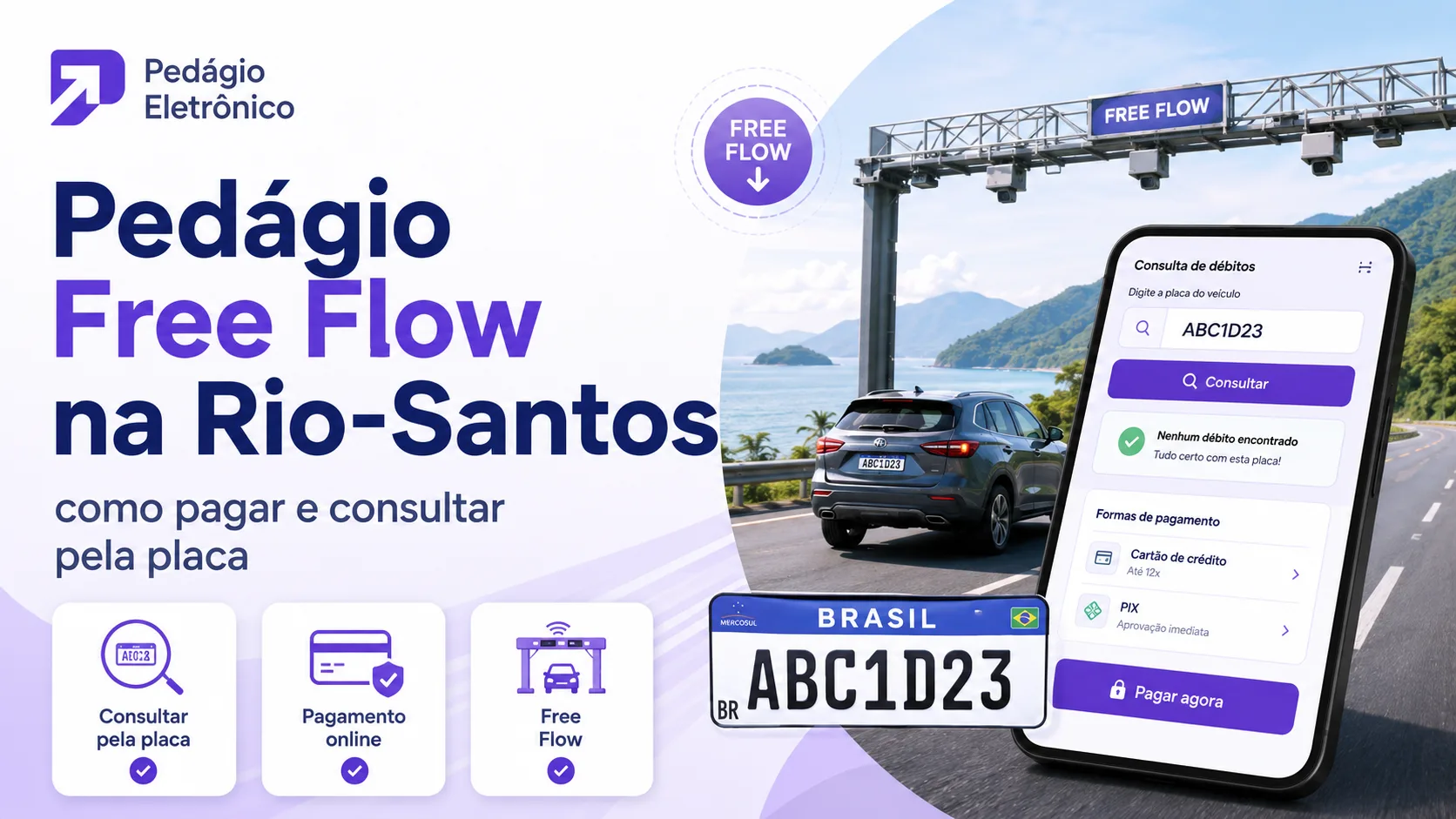 pedágio free flow na rio-santos